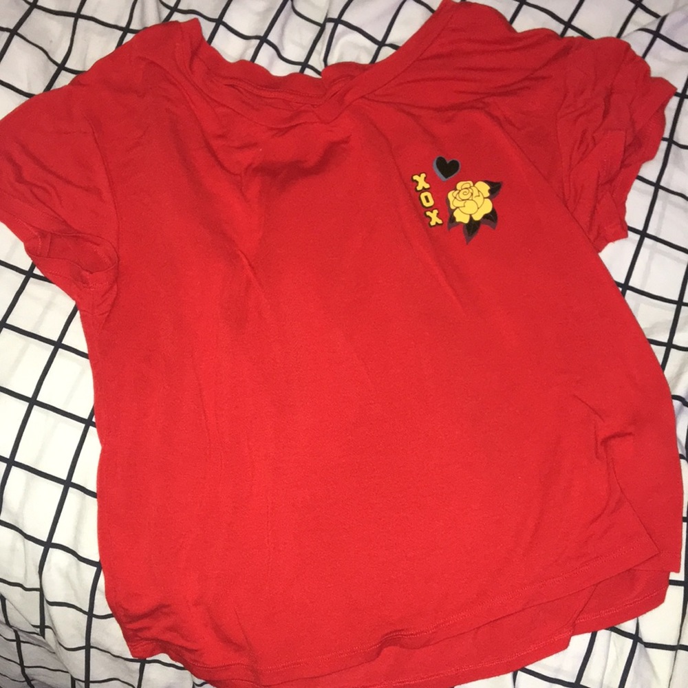 Red xoxo shirt